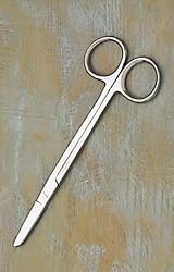 American Diagnostic Corporation 3410 Corrosion Resistant Surgical Stainless Steel 5 1/2" Straight Mayo Dissecting Scissors