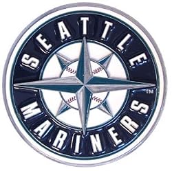 Seattle Mariners Large Zinc Trailer Hitch Cover - MLB Baseball Fan Shop Sports Team Merchandise