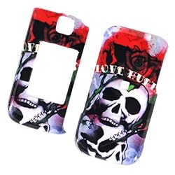 Samsung Zeal / Alias 2 U750 (Verizon) Snap-On Protector Hard Case "Love Hurts" Design