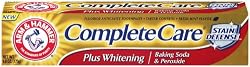 Arm & Hammer Complete Care Plus Whitening Toothpaste with Baking Soda & Peroxide, Packaging May Vary, 6-Ounce Tubes (Pack of 6)