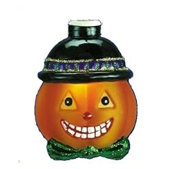 Old World Christmas Pumpkin Light Cover Halloween Ornament