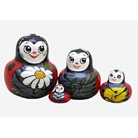 Lady Bug Nesting Doll 4pc./2.25