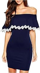 Sexy Bateau Neck Stretchy  Lace Sleeveless Cocktail Club Dress/Evening Dress/Party Dress  With Ruffles