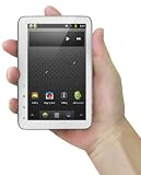 Latte ICE Smart 8GB 5-Inch HD Smart Media Tablet, MP3, MP4, PMP Player Powered by Android 2.3 - White