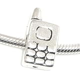 Jewelry Monster Antique Finish "Cell Phone" Charm Bead for Snake Chain Charm Bracelet