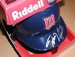 Torii Hunter Blue Twins Riddell Replica Mini Helmet