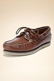 Blue Harbour Leather Lace up Boat Shoes with Freshfeet Silver Technology
