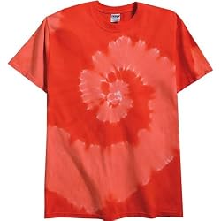 Tie Dye Mania Adult Tie-Dyed Tone-on-Tone Spiral T-shirt