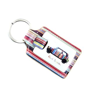 Paul Smith leather & ceramic key fob PS1064
