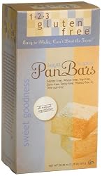 123 Gluten Free Sweet Goodness Pan Bars Mix, 20.48-Ounce Boxes (Pack of 3)
