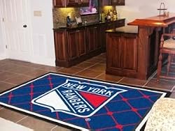 New York Rangers 5x8 Rug