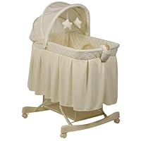 Kolcraft Light Vibes Rocking Bassinet, Bennett