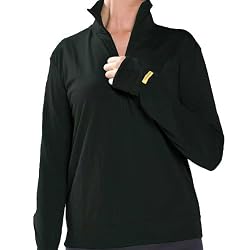 Womens Wicking Training Shirt by Sport Science - Long-Sleeve Turtleneck
