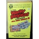 Topps Wacky Packages Series 2 Bonus Box (11 Packs/box, 6 Stickers/pack+ 1 Bonus Sticker!!)
