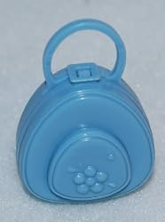 Little Blue Doll Purse with little flora design
