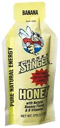 Honey Stinger Banana Energy Gel, 1.3-Ounce Gels (Pack of 24)