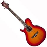 Daisy Rock WildWood Artist Deluxe Acoustic-Electric Sunset Burst Left Handed Guitar