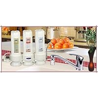 CRYSTAL QUEST® Countertop Replaceable Triple Multi ULTRA Water Filter System