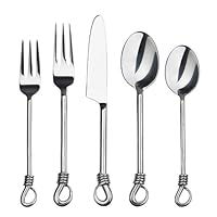 Gourmet Settings Twist 20-Piece Flatware Set, Service for 4