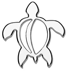 Tropi-Cals - Turtle Chrome Emblem Decal