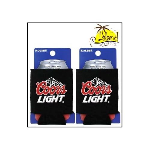 (2) Coors Light Beer Can Koozies Cooler Beer Cozy Can