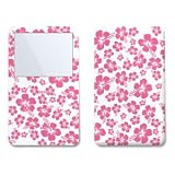 Pink Hibiscus Design Skin Decal Sticker for Apple iPod video 30GB/ 60GB/ 80GB Player