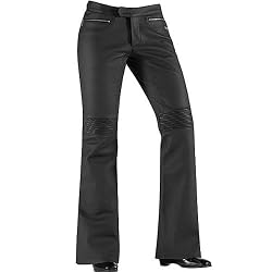 Icon Hella Women's Leather Street Motorcycle Pants - Black
