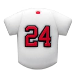 CAPerz - Baseball Jersey No. 24 - White/Red/Black