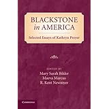 blackstone in america selected essays of kathryn preyer