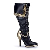 3 3/4 Heel Sexy Boots Gypsy Costume Boot Knee High Boot With Gypsy Coins Costume Bootss