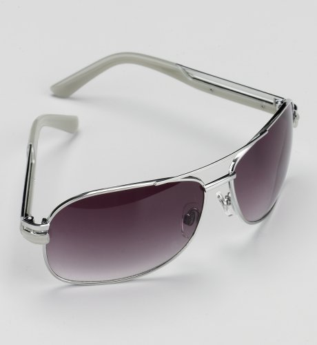 Grey Arm Aviator Sunglasses