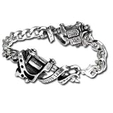 "Tattoo Gun" Link Bracelet