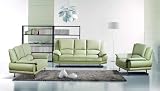 New 3pc Contemporary Modern Leather Sofa Set #AM-100-B-GRAY New 3pc Contemporary Modern Leather Sofa Set #AM-100-B-GRAY