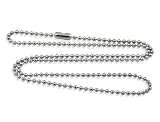2.4mm Plated Ball Chain Necklace