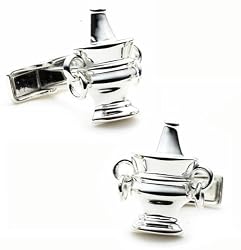Sterling Silver Champagne Cufflinks