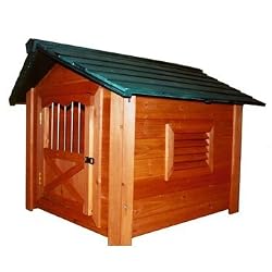 The Stable, Large Wood Log Home w/ Hinged Door by Merry Products