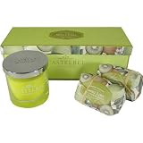 Kiwi Lime Castelbel Boxed Gift Set - Candle and 2 Bars of Soap