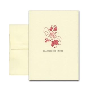 Thanksgiving Wishes - Thanksgiving Holiday Cards, box of 10 cards and envelopes