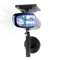 Ultra Bright Wall Mount Solar Spot Light with 4 Super Bright LED