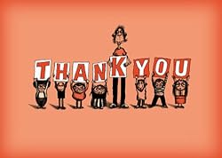 "Thank You/generic" by Bald Guy Greetings, 8 mini-cards per box (Pack of 2)