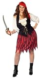 Plus Size Buccaneer Bride Pirate Costume - Womens Full