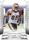 Chad Ocho Cinco - Cincinnati Bengals - 2009 Playoff Prestige NFL Football Card in Protective Screwdown Case!