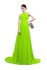 A-line Chiffon Ruched Lace Evening Dress/Prom Dress/Party Dress/Wedding Dress 