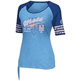 MLB New York Mets Women's My Favorite Game T-Shirt, Blue/Royal, Large