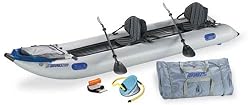 Sea Eagle 435 Paddle Ski Catamaran Inflatable Kayak with Pro Package