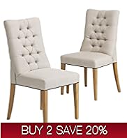 2 Greenwich Padded Dining Chairs