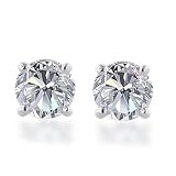 14k Gold, Round, Diamond Stud Earrings (1/4 cttw, I-J Color, I1-I2 Clarity)