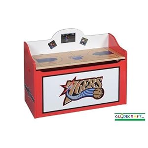 Guidecraft NBA Philadelphia 76ers Toy Box