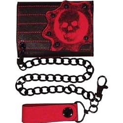 Gears Of War Studded Tri-fold Chain Wallet