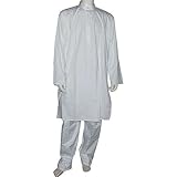 Mens Yoga Clothes Cotton Kurta Pyjama